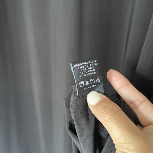 MSK Women's‎ Black Bell Sleeve Lace Formal Mid Dress Medium Loose Fit Wedding - Picture 4 of 7